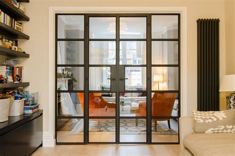 metal interior door frame house|crittall style steel internal doors.